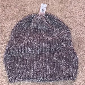 Gray beanie